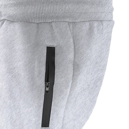 Men's Zippered Joggers – Slim Fit Sweatpants for Workout & Running