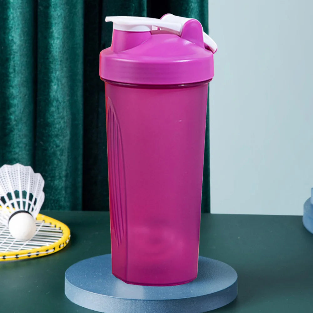 600ml Portable Protein Shaker Bottle – Leak Proof Sports Mixing Cup for Gym & Fitness Training