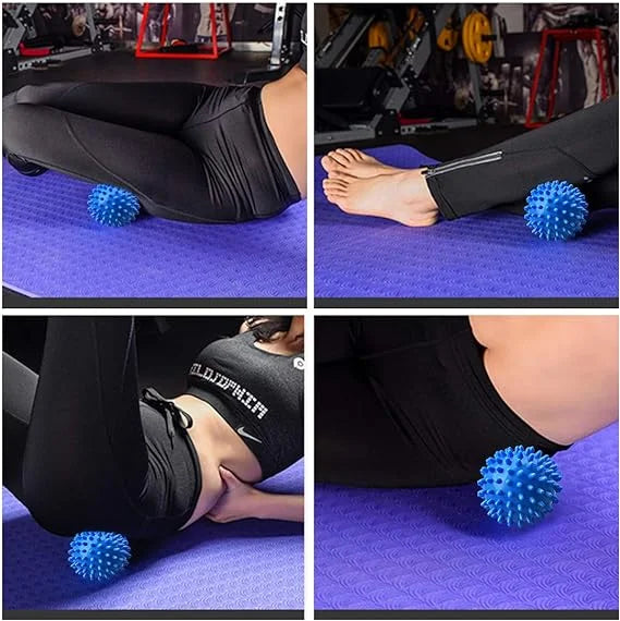1Pc Spiky Massage Ball – Lacrosse Therapy Ball for Trigger Point, Deep Tissue & Muscle Relief