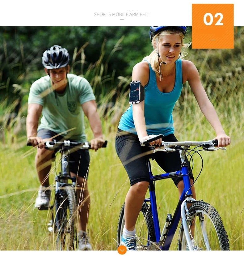 360° Rotatable Wristband Phone Holder – Universal Sports Armband for Running, Hiking & Biking