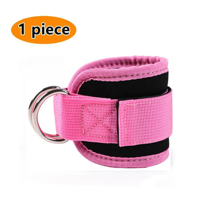 Cable Ankle Straps with Double D-Ring for Gym, Leg & Glutes Workout, Strength Training Accessory