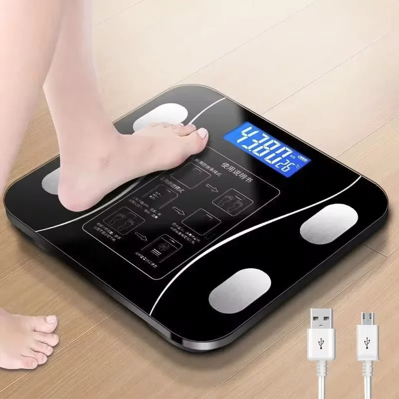 Smart APP Bluetooth Body Fat Scale – Digital Bathroom Weight Scale & Body Composition Analyzer