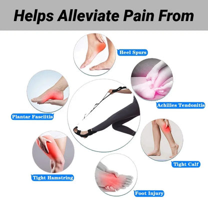 Leg Stretching Strap | Fitness Yoga Flexibility Band for Muscle Relaxation & Rehabilitation
