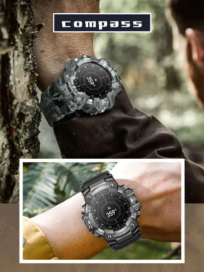 Multi-Functional Bluetooth Smart Watch – Heart Rate, Blood Pressure, Fitness Tracker, Outdoor Explorer