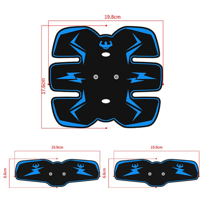 USB Rechargeable EMS Muscle Stimulator – Electric Abdominal & Arm Trainer, Pain Relief & Fitness Massager