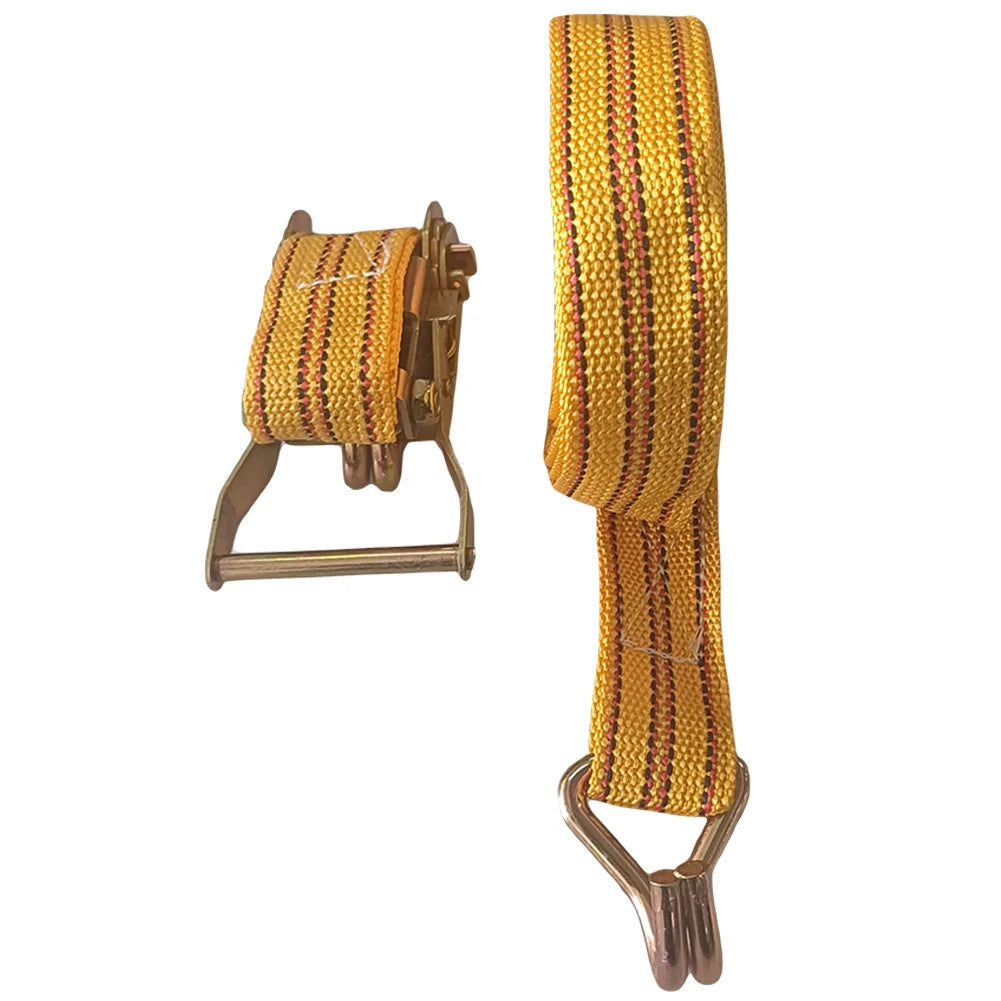 Heavy Duty Ratchet Straps 3/6/8/10M – Cargo Tie Down Straps with Claw Hooks for Lorry, Truck, Car & Trailer