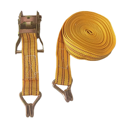 Heavy Duty Ratchet Straps 3/6/8/10M – Cargo Tie Down Straps with Claw Hooks for Lorry, Truck, Car & Trailer