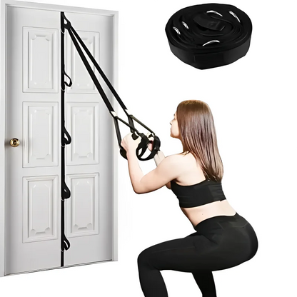 Door Anchor Strap for Resistance Bands – Portable Home Fitness Band Holder for Strength Training & Exercise
