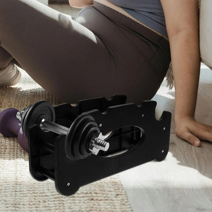 Dumbbell Rack Weight Holder – Compact Floor Bracket Gym Accessory for Dumbbell Storage