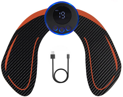 USB Rechargeable EMS Muscle Stimulator – Electric Hip & Abdominal Trainer, Pain Relief & Fitness Massager