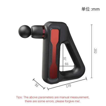 Electric Massage Gun – 32 Speed Levels, 4 Heads, Deep Tissue Muscle Massager for Full Body