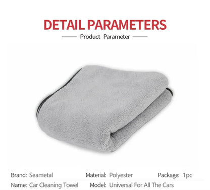 "Premium Microfiber Car Wash Towel – Super Absorbent, Quick-Dry & Eco-Friendly"