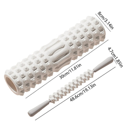 Yoga Foam Roller for Fitness, Pilates & Back Muscle Massage – Stretching & Recovery Tool