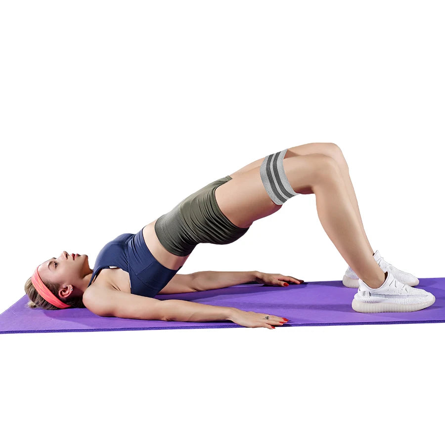 Booty Bands Set – 3 Resistance Levels (Light/Medium/Heavy) | Non-Slip Fabric Glute Bands for Workout & Fitness