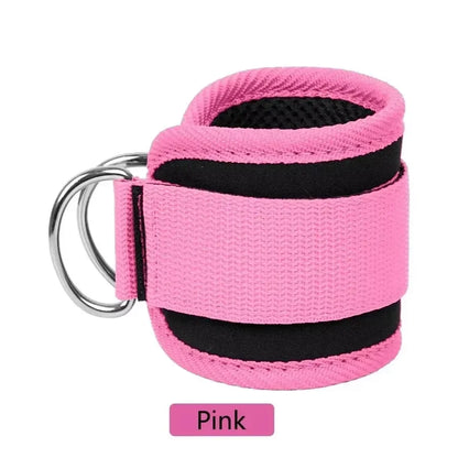 Adjustable Ankle Straps with Double Buckle | Fitness Cuffs for Cable Machine Leg & Glute Training