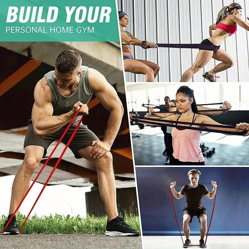 Resistance Band Set – Heavy-Duty Pull Up Assistance Bands for Strength Training, CrossFit, Powerlifting & Physical Therapy