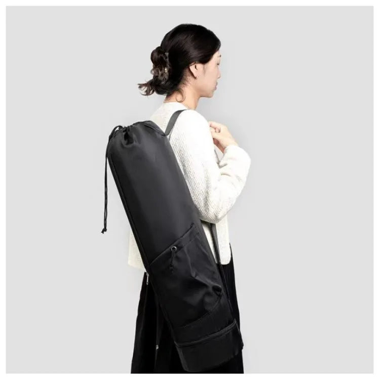 Travel Yoga Mat Bag – Waterproof Nylon Backpack, Sports & Gym Carrier Bag with Large Storage