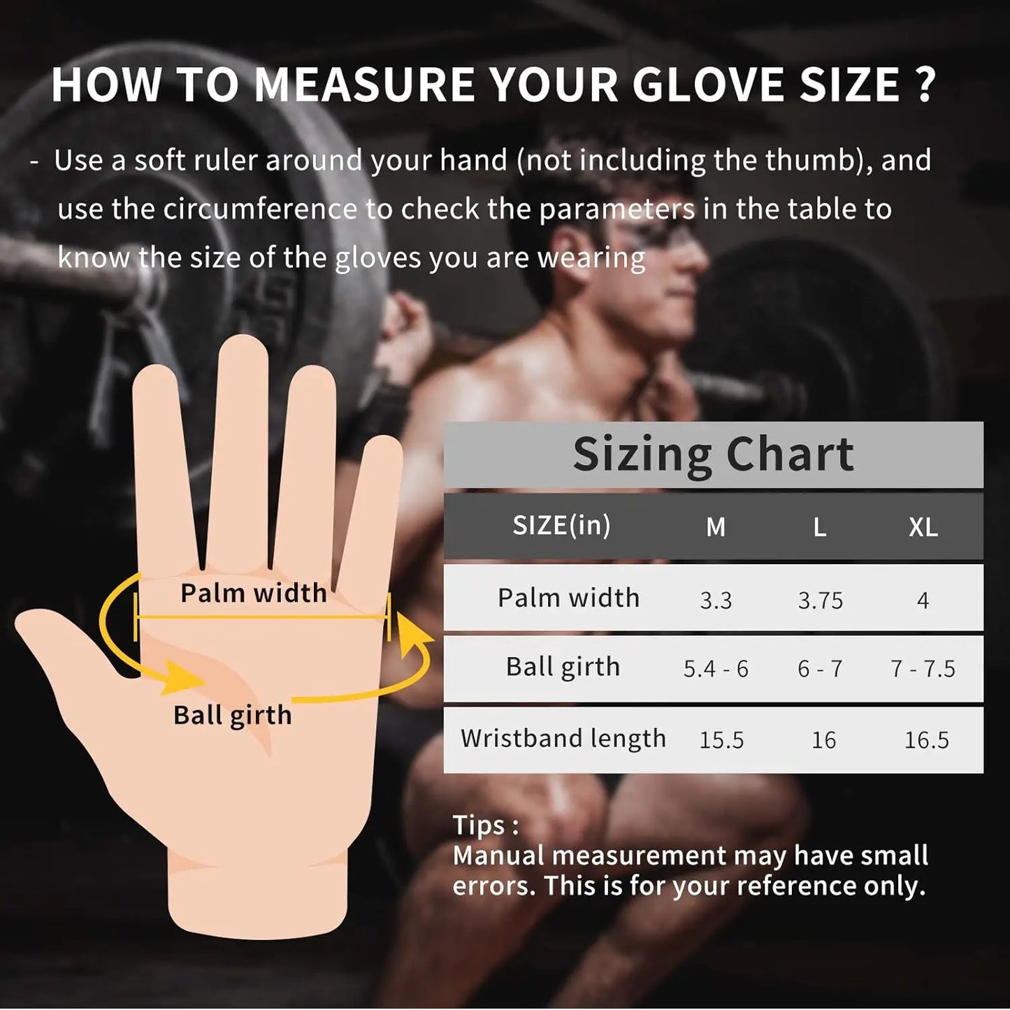 Training Sport Gloves for Men & Women – Weightlifting, Gym, Fitness & Bodybuilding Gloves with Wrist Support