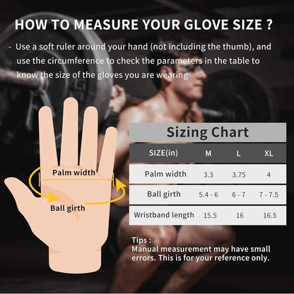 Training Sport Gloves for Men & Women – Weightlifting, Gym, Fitness & Bodybuilding Gloves with Wrist Support