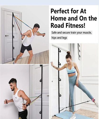 Door Anchor Strap for Resistance Bands | Multi-Point Portable Exercise Anchor for Home Workouts