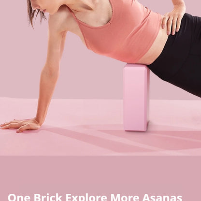EVA Yoga Block – High Density Foam Brick for Fitness, Pilates, Gym & Yoga Training