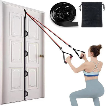 Door Anchor Strap for Resistance Bands | Multi-Point Portable Exercise Anchor for Home Workouts