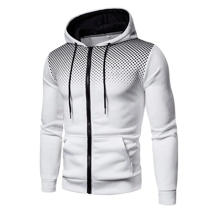 Men’s Slim-Fit Polka-Dot Zip-Up Hoodie – Sporty, Casual & Lightweight  Why it works: Clear, concise, and keyword-rich. “Polka-Dot,” “Zip-Up Hoodie,” “Slim-Fit,” and usage cues like “Sporty” all help improve visibility and relevance.