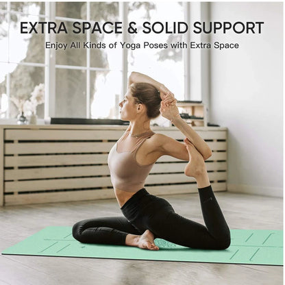 TPE Yoga Mat – Non-Slip, Eco-Friendly, Tear-Resistant Pilates & Exercise Mat (6mm)
