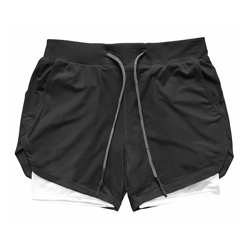 Men’s Gym Shorts – Running & Workout Shorts with Liner, Phone Pockets & Towel Loop – Quick Dry, Lightweight Athletic Training Shorts