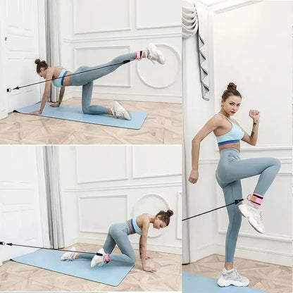 Cable Ankle Straps with Double D-Ring for Gym, Leg & Glutes Workout, Strength Training Accessory