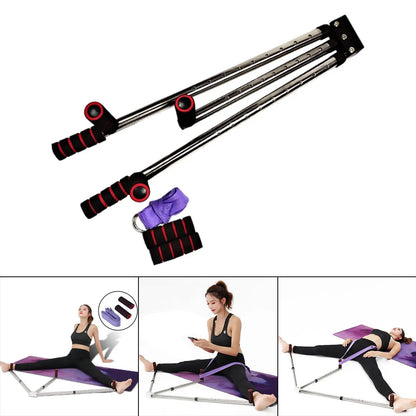 Adjustable Leg Stretcher Machine – Stainless Steel Flexibility Trainer for Home & Gym
