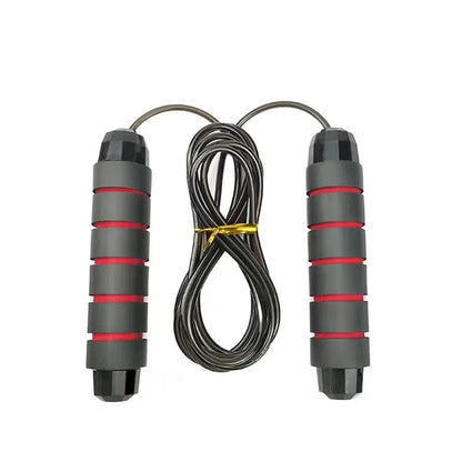 Steel Wire Skipping Rope with Bearings | Adjustable Speed Jump Rope for Fitness & Weight Loss
