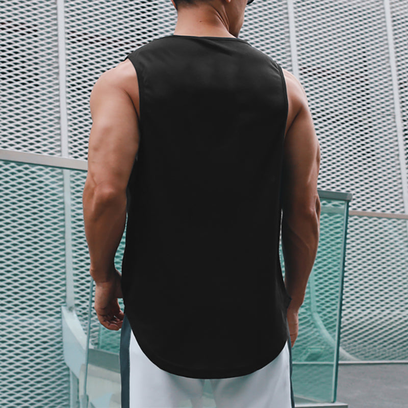 Summer Gym Tank Top Men Mesh Clothing Quick Dry Bodybuilding Sleeveless T Shirt Fitness Singlets Basketball Sports Muscle Vest