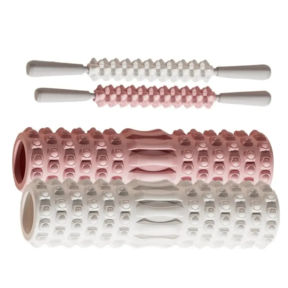 Yoga Foam Roller for Fitness, Pilates & Back Muscle Massage – Stretching & Recovery Tool