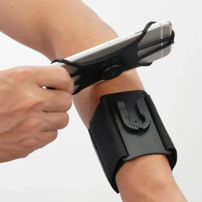 360° Removable Armbands Detachable Phone Holder Motorcycle Outdoor Sports Bike Cycling Armband Running Wristband Phone Holder