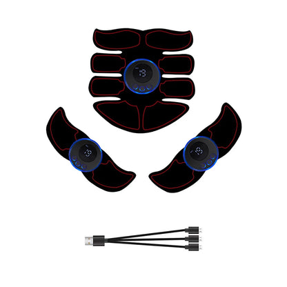 USB Rechargeable EMS Muscle Stimulator – Electric Hip & Abdominal Trainer, Pain Relief & Fitness Massager