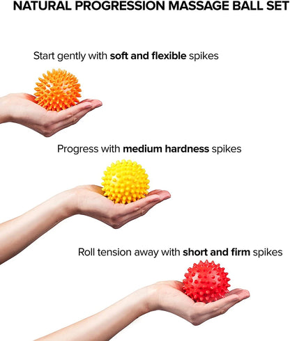 1Pc Spiky Massage Ball – Lacrosse Therapy Ball for Trigger Point, Deep Tissue & Muscle Relief