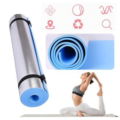 10mm Yoga Mat Non-Slip EVA Comfort Foam | Thick Exercise & Pilates Mat for Home, Gym & Outdoor