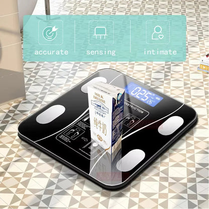 Smart APP Bluetooth Body Fat Scale – Digital Bathroom Weight Scale & Body Composition Analyzer