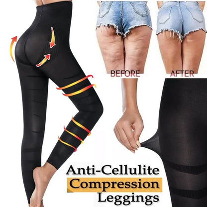 Sculpted Fit High Waist Leggings – Seamless Tummy Control & Push-Up Design