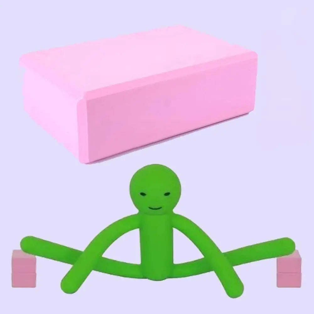 Colored EVA Yoga Block – Non-Slip Foam Yoga Brick for Pilates, Stretching & Fitness Training