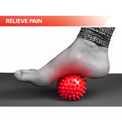 1Pc Spiky Massage Ball – Lacrosse Therapy Ball for Trigger Point, Deep Tissue & Muscle Relief