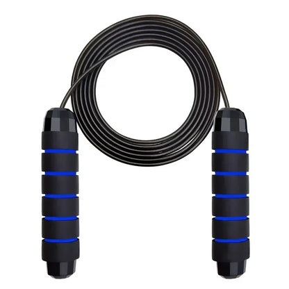 Adjustable Speed Jump Rope with Ball Bearings – Tangle-Free Steel Wire Skipping Rope with Foam Handles for Fitness & Weight Loss
