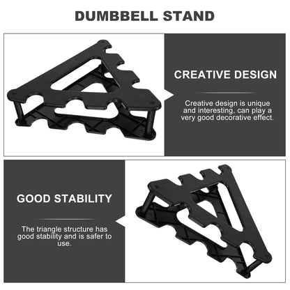 3-Tier Dumbbell Rack | Compact Dumbbell Holder for Home Gym & Weight Storage