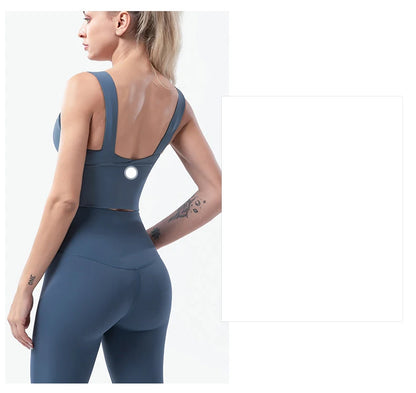 Naked-Feel Yoga Set Yoga Leggings Set Women Fitness Suit For Yoga Clothes High Waist Gym Sexy Sport Wear Outdoor Active Bras