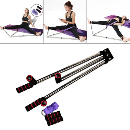 Adjustable Leg Stretcher Machine – Stainless Steel Flexibility Trainer for Home & Gym
