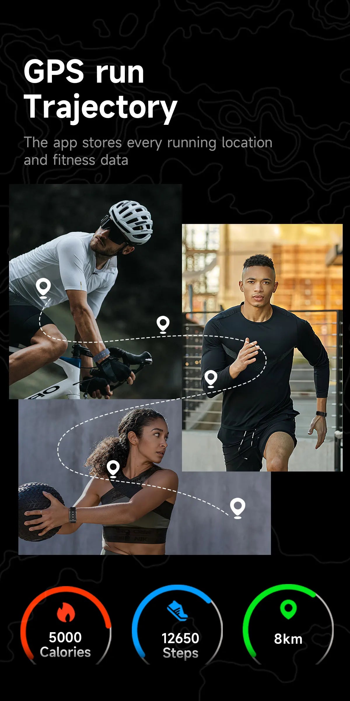 LIGE Smartwatch Bluetooth Fitness Tracker with Heart Rate, Blood Oxygen & 24H Health Monitoring