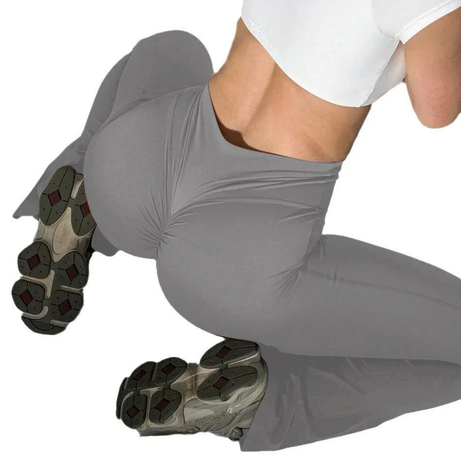 High Waist Yoga Leggings – Butt Lifting, Scrunch, Workout & Gym Pants
