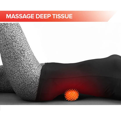 1Pc Spiky Massage Ball – Lacrosse Therapy Ball for Trigger Point, Deep Tissue & Muscle Relief