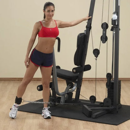Cable Ankle Straps with Double D-Ring for Gym, Leg & Glutes Workout, Strength Training Accessory